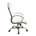 thumbnail image 5 of Executive Chair with Thick Padded Cream Faux Leather Seat, 5 of 5