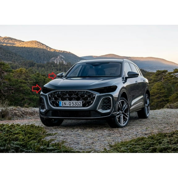 For The BlingLights Tinted Protective Headlight Film Covers for 2025  Audi Q5 SQ5 Q5L FY