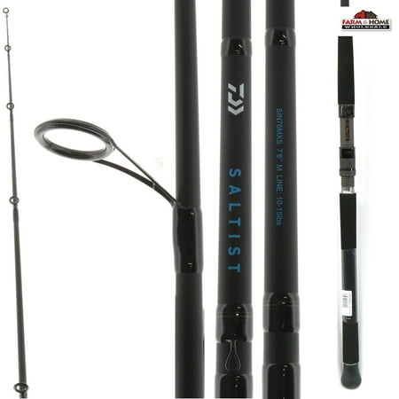 7 6 Daiwa Medium Spinning Fishing Rod SIN76MXS ~ New