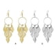 thumbnail image 3 of Guardurnaity 1 par de pendientes para mujer, joyería estética bohemia, hoja elegante con borlas, pendiente de aro, accesorio de moda para el Día Ropa, zapatos y accesorios Miscelánea, 3 of 6