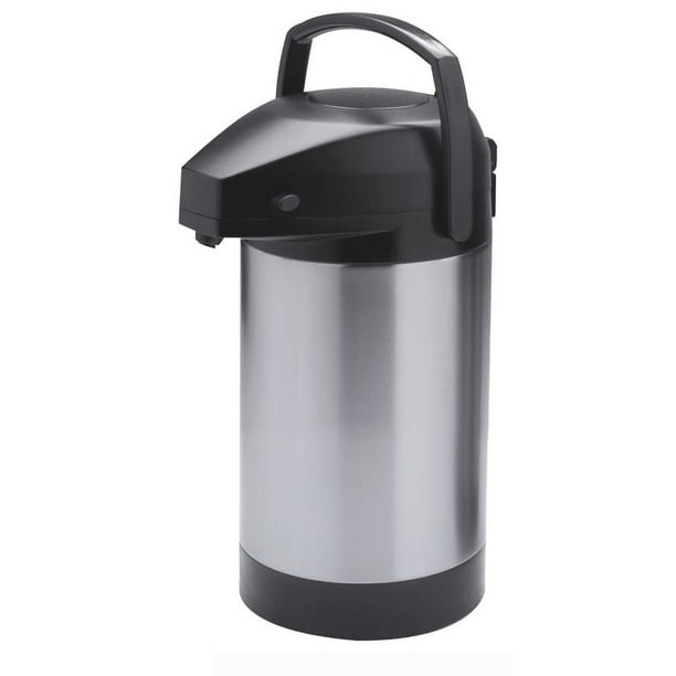 HUBERT Stainless Steel Thermal Airpot Coffee Dispenser With Pump Lid