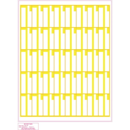 Blank Label Bin Ticket
