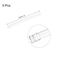 thumbnail image 2 of Uxcell Plastic Pipe Rigid Round Tube Clear 0.16" ID x 0.2" OD x 6" High Impact for Lighting Models Water Plumbing 5Pcs, 2 of 7