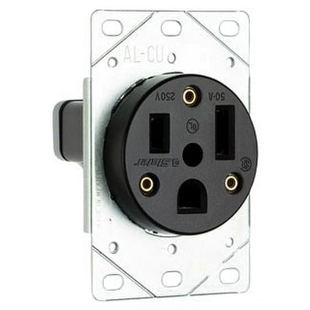 Nema L5 30 Receptacle - Pass & Seymour Straight Blade Single Receptacle NEMA 6-50R 50A 250V 3804 Boxed