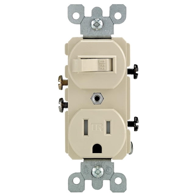 Caja de pared estándar Switch Leviton T5225-IS para interiores y exteriores