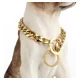 thumbnail image 2 of Aiyidi Collar De Perro Con Cadena Dorada, Gargantilla Ancha, 2 of 5