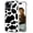 Black White Cow, variant on Compatible with iPhone 14 Plus Case for Women Girls Clear Design Cute, Protector Girly Transparent Spider Web Design