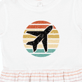thumbnail image 4 of Inktastic Airplane Pilot Vintage Sunset Girls Toddler Dress, 4 of 5