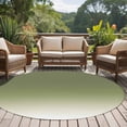 thumbnail image 4 of Round Area Rugs 8 Feet - Sage Green Gradient Ombre Soft Indoor Throw Rugs Carpets for Living Dining Bedroom Kids Room Non-Slip Playroom Crawl Rug Floor Mats Solid Color Background, 4 of 9