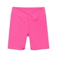thumbnail image 3 of Cathalem Kids Girl Shorts Girls Bike Shorts Summer Shorts for Girls Toddler Dance Short Kids Biker Shorts (Hot Pink,5-6 Years), 3 of 4