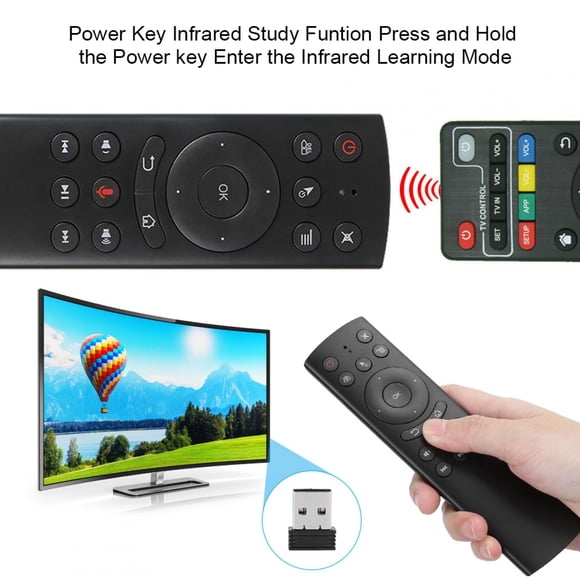 Télécommande, Mini Télécommande Sans Fil Compacte Rangement Automatique pour Projecteurs pour Boîtiers TV pour Ordinateurs