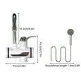 thumbnail image 3 of PVCS Temperature Display Electric Heating Faucet Instant Heating Electric Heating Faucet, 3 of 6