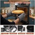 thumbnail image 3 of 9 Inch Springform Pan Tin, Nonstick Cheesecake Pan with Removable Bottom, Easy Release, Leakproof, Springform Cake Pan Set with 1 Pan, 3 Scrapers and 50 Parchment Papers, 3 of 8