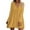 Yellow, variant on Aoochasliy Fall Dresses for Women Clothes Fall Fashion Autumn Winter Solid Blouse V-Neck Chiffon Long Sleeve Dress