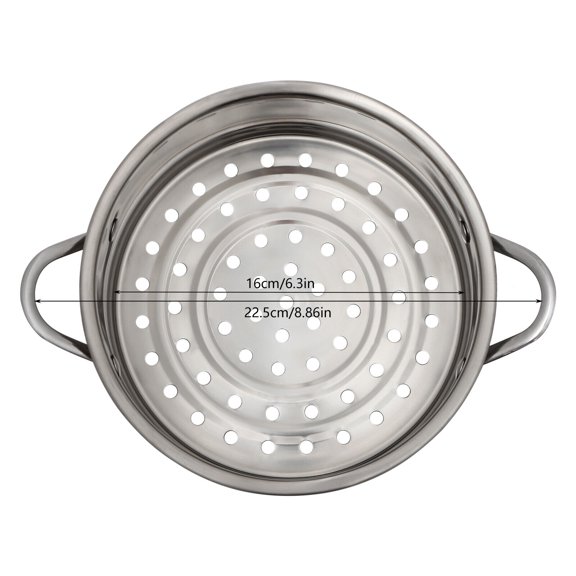 Stainless Steel Steamer Pot Cooking Pots Cake Rack Cooling Rack for Cooking Roasting Baking 6.3*2.36in