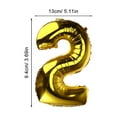 thumbnail image 2 of Luxshiny 1Set Balloon Decorations for Weddings with Golden Number Balloons, 2 of 4