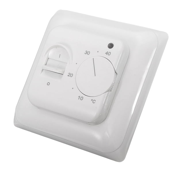 Termostato de suelo radiante Interruptor de control de temperatura del termostato de calefacción de piso mecánico de 230V 16A con sensor de piso Irfora Termostato de suelo radiante