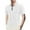 c01White, variant on USNSM Men's Quarter Zip Shirts Short Sleeve Casual Ribbed Knitted Golf Shirt Outdoor Summer Beach Slim Fit Tops Black L