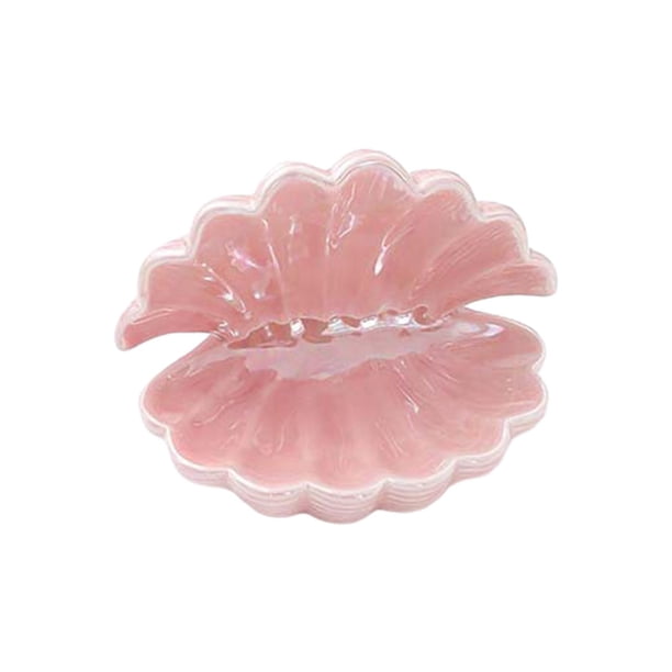 Joyero de cerámica, tocador, escaparate de viaje, organizador de joyas Rosa Yuyangstore Vitrina de joyería