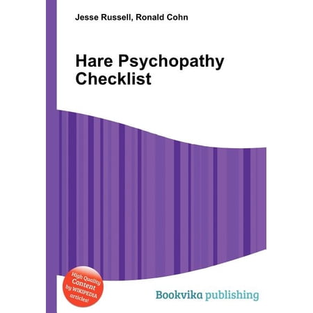 Hare Psychopathy Checklist - Walmart.com