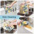 thumbnail image 2 of Yayeee 6 Pack Kitchen Dish Cloths Set for Washing Soft Drying Absorbent Microfiber Towels, Retro Beige Lemon, 2 of 9