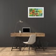 thumbnail image 3 of Botman, Loes 32x21 White Modern Wood Framed Museum Art Print Titled - Nasturtium 2, 3 of 4
