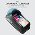 thumbnail image 6 of VICTGOAL Waterproof Bike Frame Bag, 1.7L Top Tube Bicycle Storage with Sensitive 6.8" Touchscreen Phone Holder, Large Capacity Cycling Pouch for MTB & Road Bikes, 6 of 11