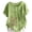 Green, variant on Staron Women Linen Button Embroidery Round Neck Short Sleeve Floral Casual Boho Vacation Beach Loose Tops Blouse, Navy XL
