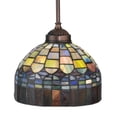 thumbnail image 2 of 18944 Meyda 8"W Tiffany Candice Mini Pendant, 2 of 2