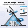 thumbnail image 3 of MERACH Abdominal Trainers Adjustable Ab Machine Full Body Workout for Home Gym Foldable Knee Protection Abdominal Exercise Machine for Home Core Ab Exercise System Trainer, 3 of 10
