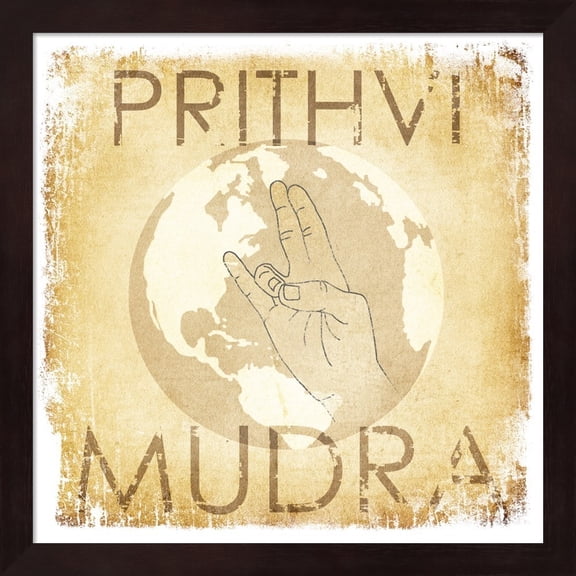 Metaverse Unknown 'Prithvi Mudra (The World)' Framed Art