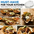 thumbnail image 7 of Mailand 8 Inch Tortilla Bowl Maker, Waffle Bowl Maker, Taco Salad Bowl Maker, Quesadilla Maker, Taco Party Supplies, Taco Tuesday, White, 7 of 7