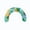 C, variant on Homellea Tropical Fruit Inflatable Pool Float, 29.53 Inch C Shaped PVC Swim Ring with Orange Leaf Print for Pool, Lake, Beach, Resort, Patio, Backyard and Summer Water Party Decor