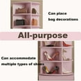 thumbnail image 4 of 6-Tier Rotating Shoe Rack Tower 360, Free Standing Shoe Tower & Spinning Shoe Rack Tower Fit 24 Pairs of Shoes, Lazy Susan Rotating Shelf & Shoe Carousel for Entryway,Living Room (Pink, 6-Tier), 4 of 14