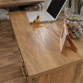 thumbnail image 6 of Pemberly Row Engineered Wood L-Shaped Desk in Sindoori Mango Brown/Gold, 6 of 17