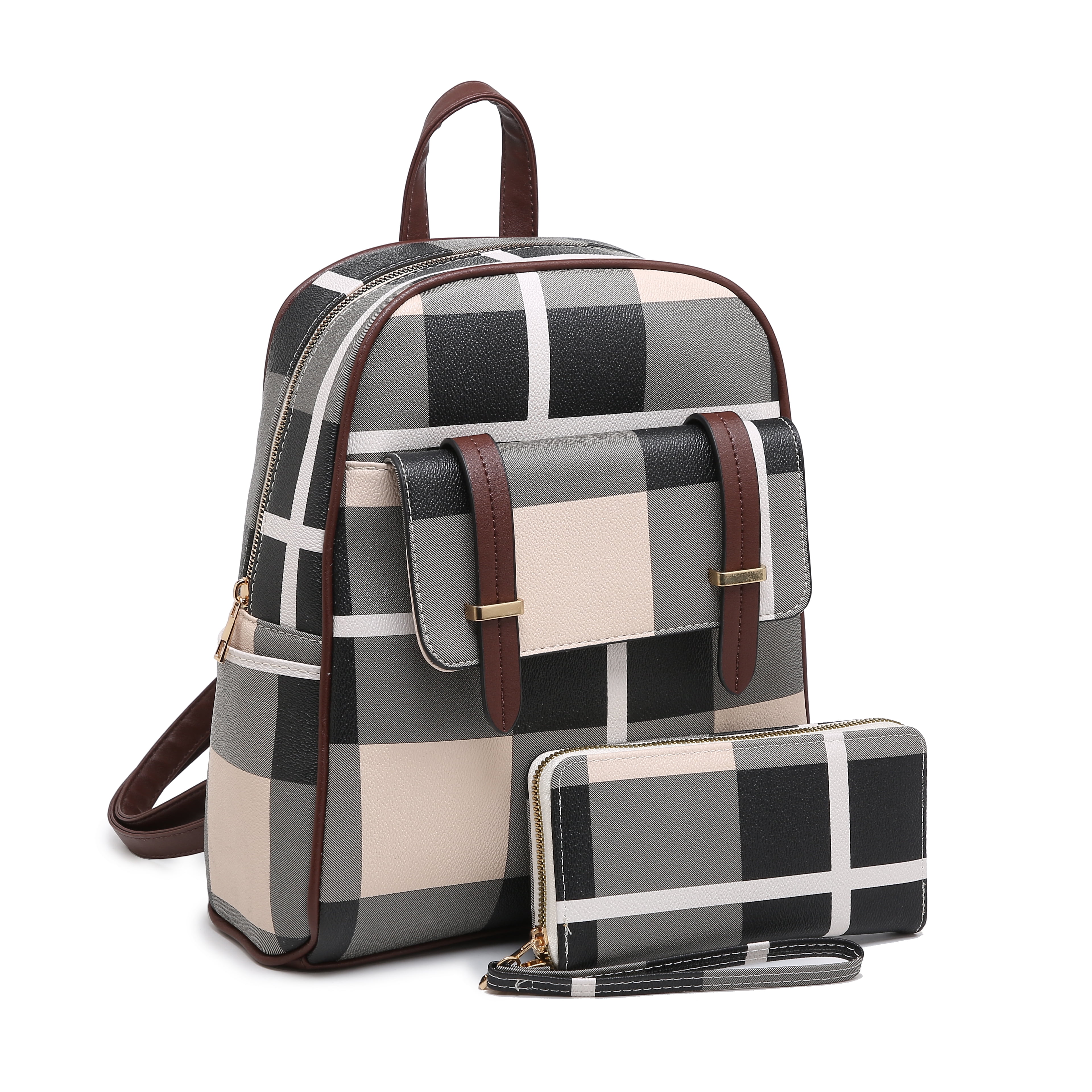 walmart black backpack purse