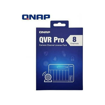 QNAP LIC-SW-QVRPRO-8CH QNAP QVR Pro 8 Channel License (QVR Pro Gold is Required)