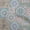 Grayish Blue, variant on oneOone Rayon Turquoise Blue Fabric Morrocon Tiles Sewing Material Print Fabric By The Yard 56 Inch Wide