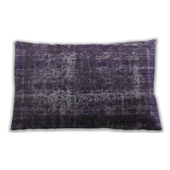 Ahgly Company Outdoor Rectangular Mid-Century Modern Lumbar Throw Pillow, 13 inch by 19 inch