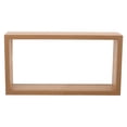 thumbnail image 4 of CarpNettore Shadow Box Memory Case with Glass Cover Tickets Wood Badges Clear Wedding Flower brown, 4 of 9