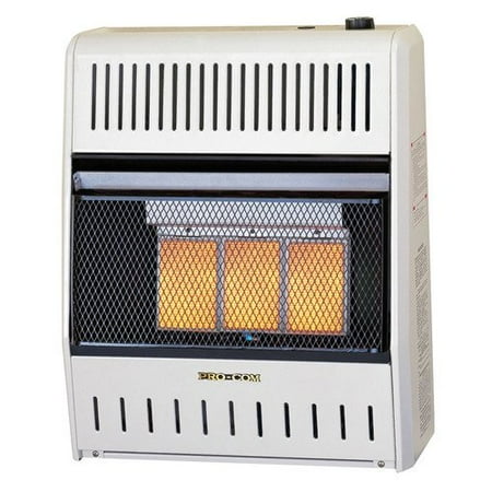 heater ventless propane gas infrared mounted fuel dual natural btu procom