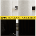 thumbnail image 7 of NICETOWN Natural 100% Linen Blackout Curtains 72 Inches Long, Thermal Insulation Curtains for Bedroom, Energy Saving White Liner, 42"Wide, 2 Panels, 7 of 7