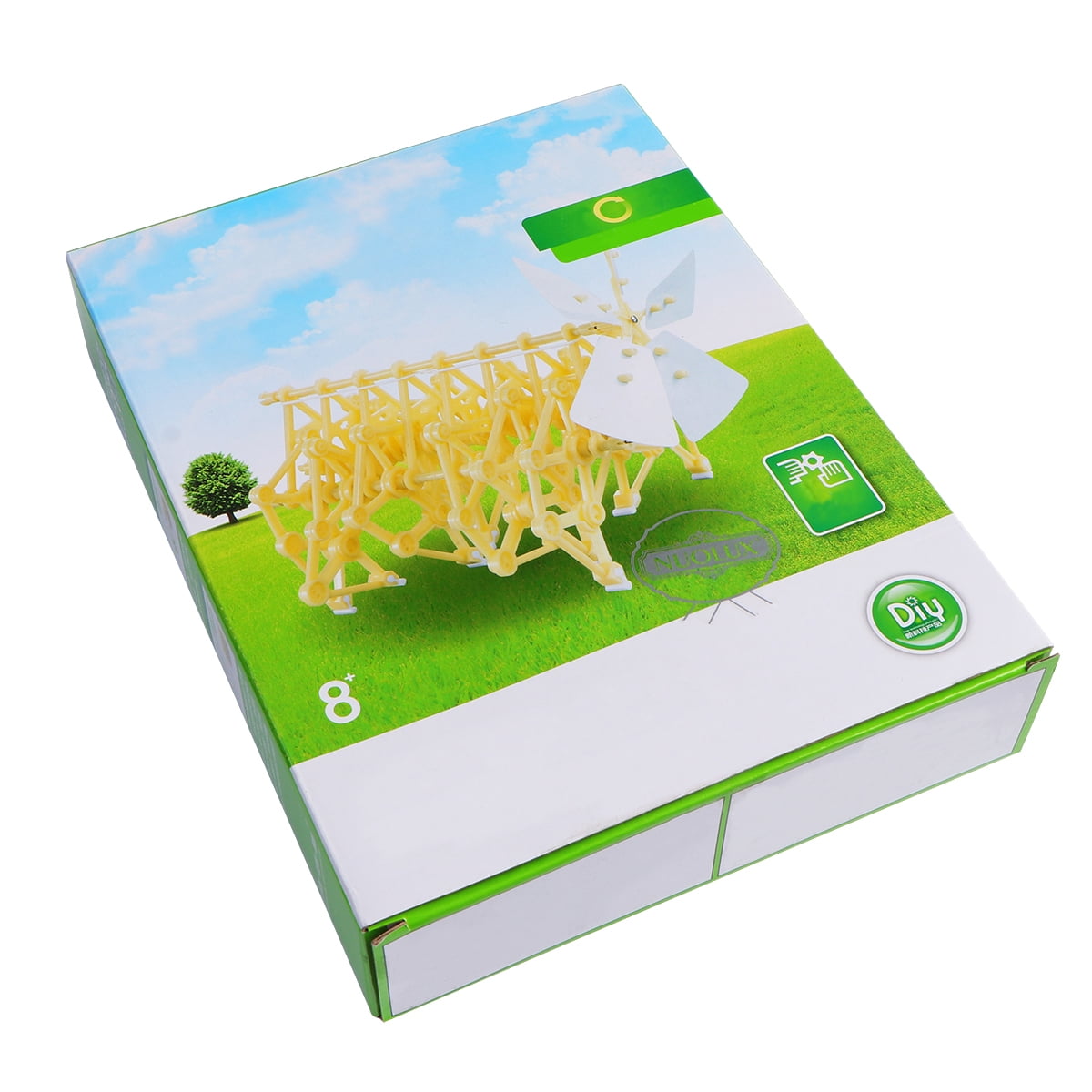 3pcs Funny Wind-powered Animaris Ordis Strandbeest Model Robot DIY Assembly Walker Educational Toy Kit