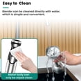 thumbnail image 2 of Colarlemo 1800W Immersion Blender Handheld 4-in-1 Hand Blender Stick for Ice Crushing Smoothie, Baby Food, Soup, 8 Speed Hand Mixer Turbo Boost Stain, 2 of 9