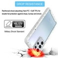 thumbnail image 4 of Galaxy S21 Plus Case, Takfox Samsung Galaxy S21+ Phone Case Shock Absorbing, Rugged Shockproof Crystal Clear Hard Case Body Protective Sturdy Cover TPU Shell Bumper Case for Galaxy S21 Plus, White, 4 of 7