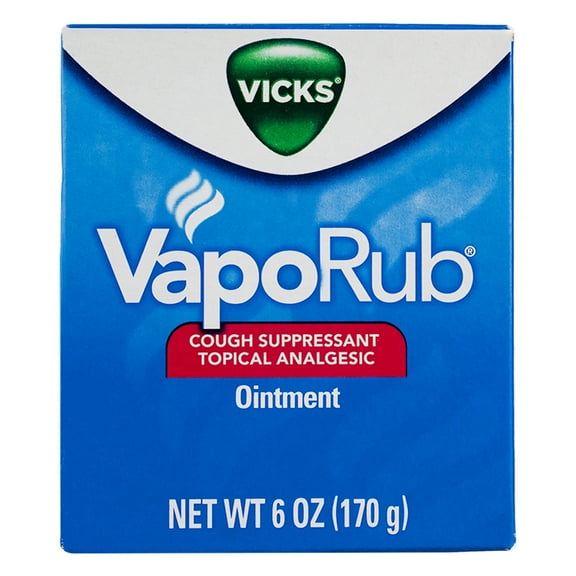 Vicks VapoRub Cough Suppressant Topical Analgesic, 6 oz (3 Pack) (Bundle)