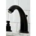 thumbnail image 4 of Kingston Brass KB980FL Royale Widespread Bathroom Faucet, Matte Black, 4 of 5