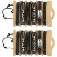 thumbnail image 2 of 12 Pulseras de Cuero Trenzado DIY Hechas a Mano Ajustables Vintage Bling Bling, 2 of 12