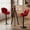 BlackRed, variant on KATBOC 3PCS Bar set, 2 Adjustable Bar Stools with Back & 1-Piece Glass Top Bar Table , Counter Height for Kitchen Pub, SilverGreen