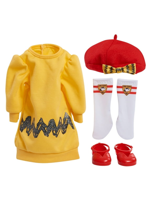My Life As Peanuts Picture Day Fashion Pack, 5-piece Outfit Set for 18-inch Doll (Not Included), Kids Toys for Ages 5 up, Walmart Exclusive